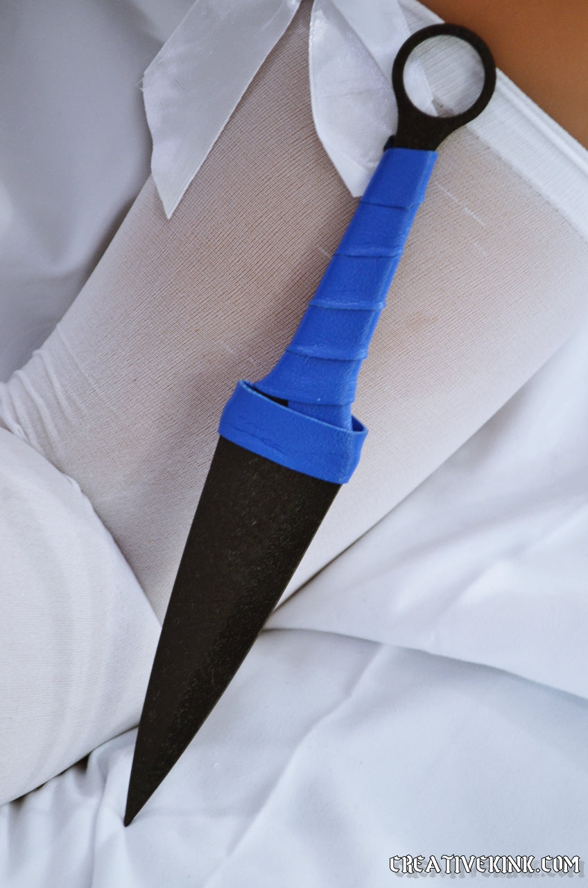 Spade Blades - Leather Wraps, MULTIPLE Colors and Knives