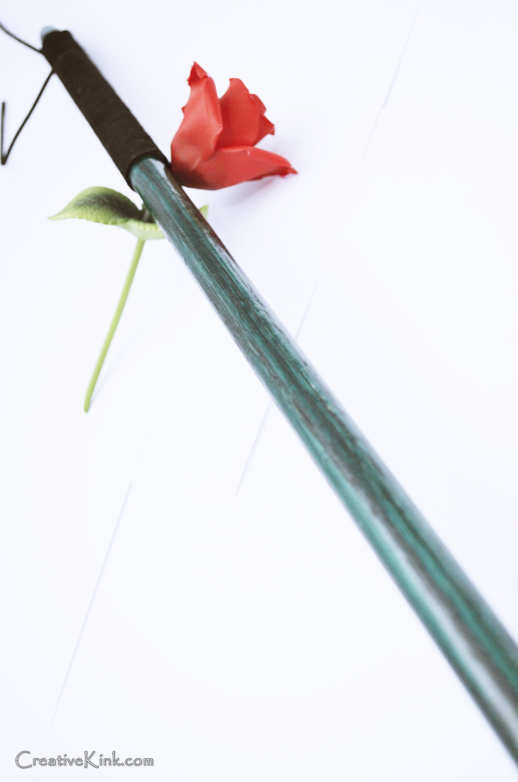 Emerald Green Caning Rod