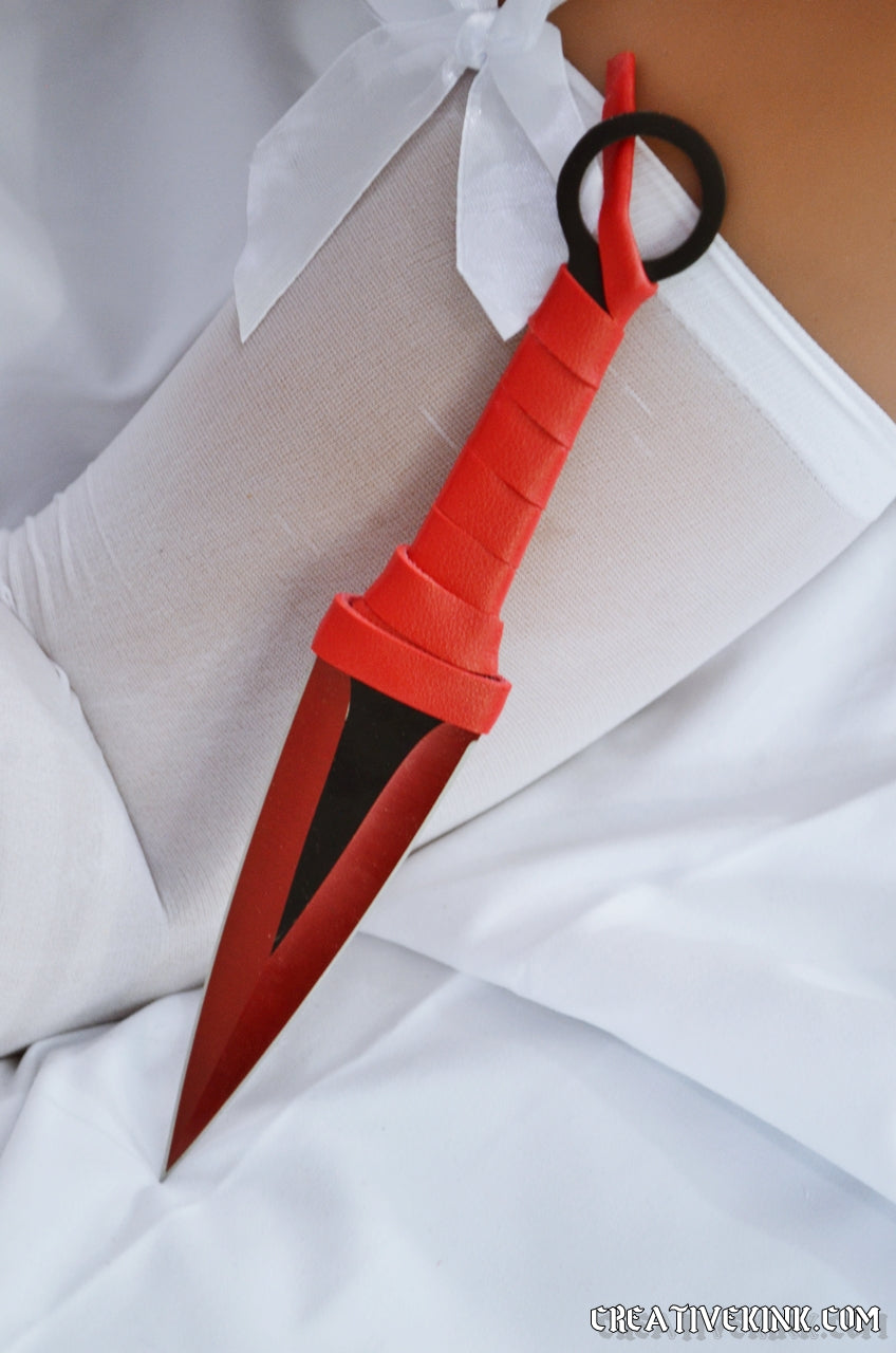 Spade Blades - Leather Wraps, MULTIPLE Colors and Knives