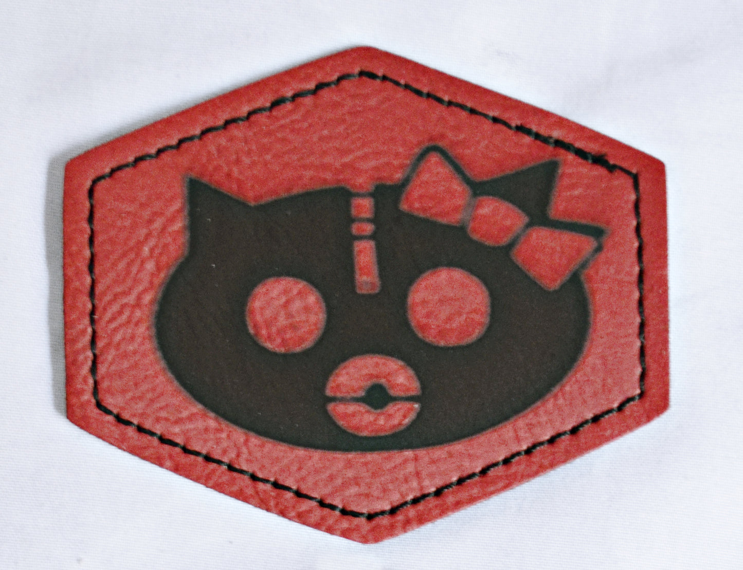 Leather Patches - Hello Kinky! Baby Girl and Naughty Girl Patches!