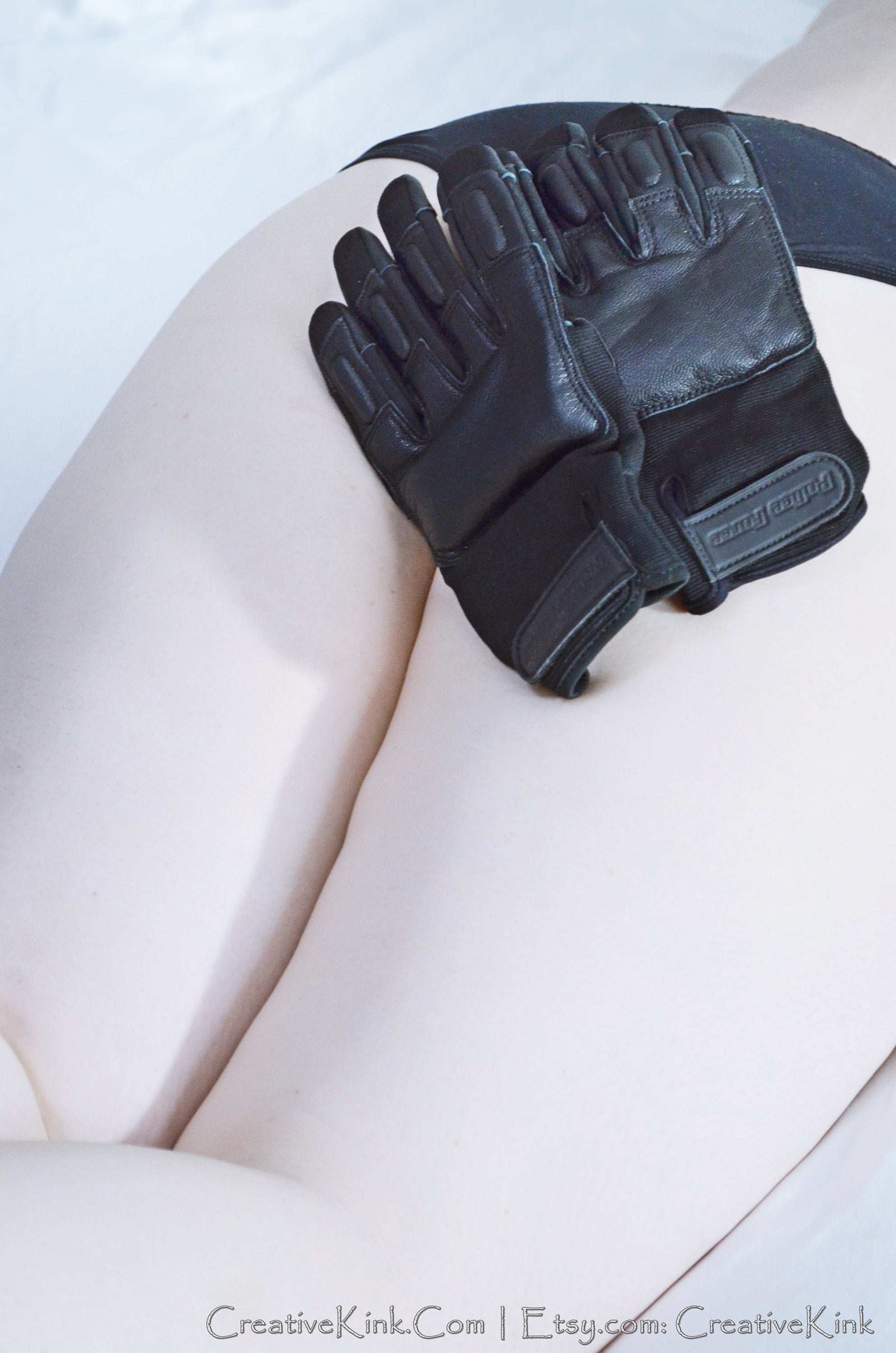 Weighted Spanking Gloves - Lead Weighted Gloves for Corporal BDSM Play