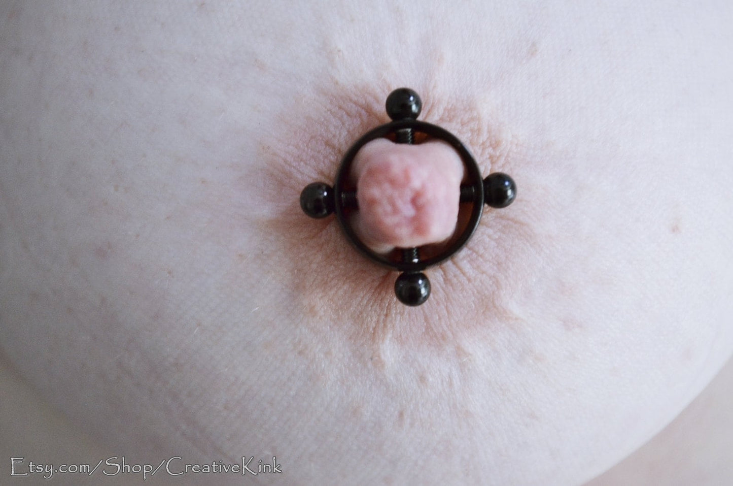 Cross Capture Nipple Clamps -- Sadists's Rings