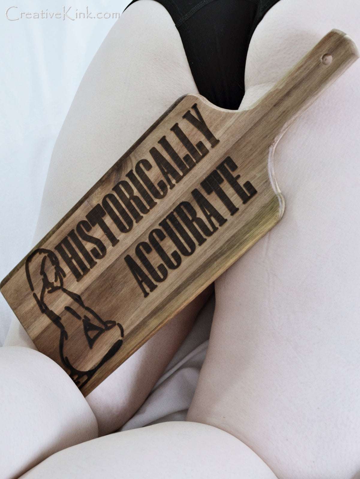 Art Paddle - Wood Burned Paddle for Spanking, or for Display!